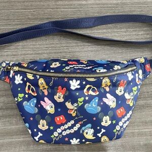 Disney Characters Navy Fanny Pack